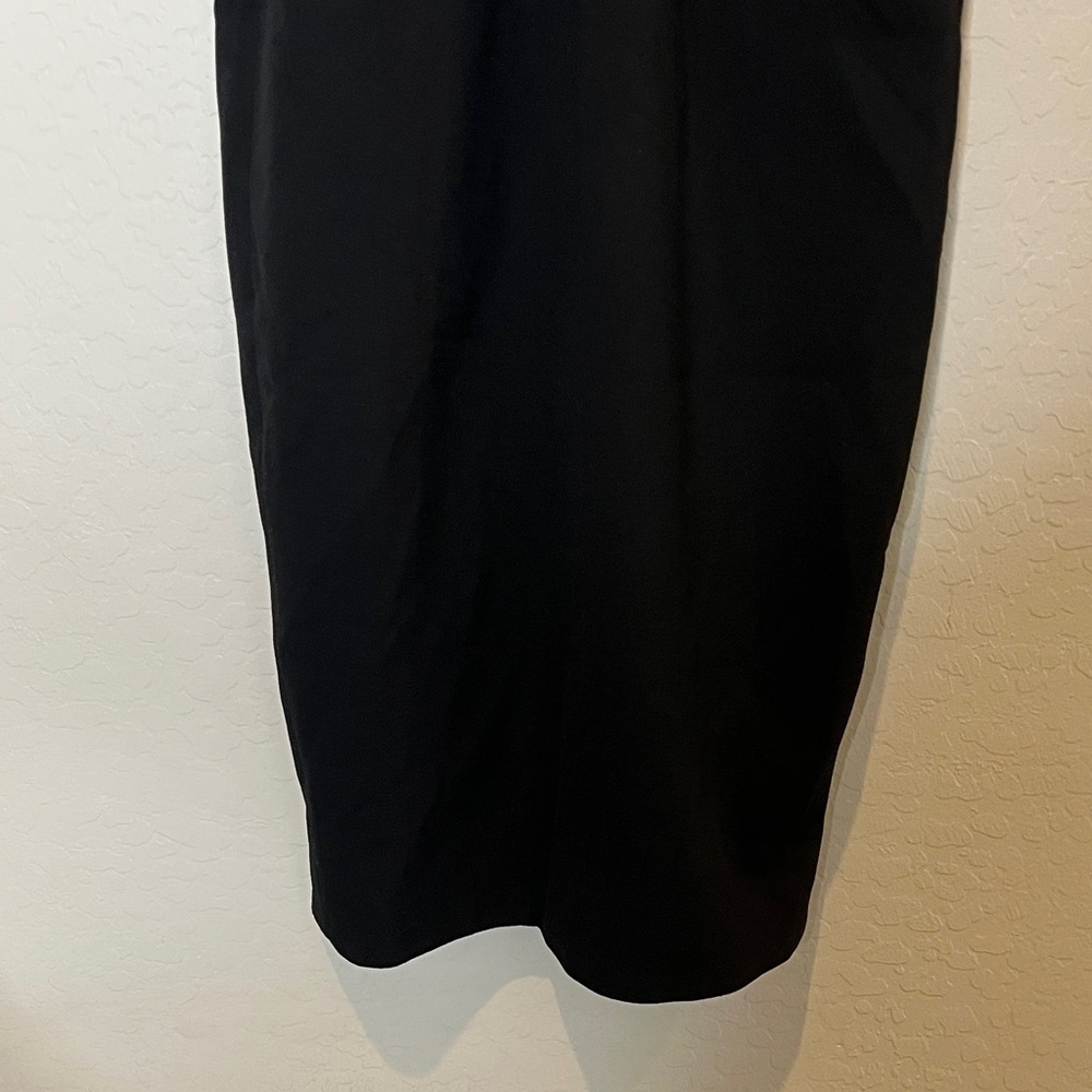 Dress the Population Black Lyla Crepe Midi Dress size Small - Picture 5 of 11